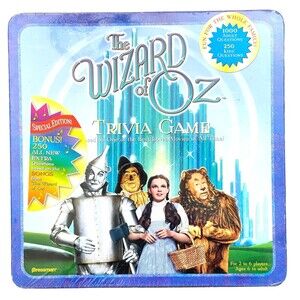 Vintage The Wizard Of OZ Trivia Game in Collector's Tin New Sealed 1999